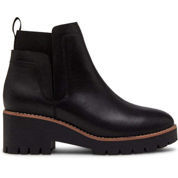 NEW Blondo Leather Waterproof Women’s Boot Size 5.5 Black Brown NEW IN BOX NWT - Picture 3 of 10